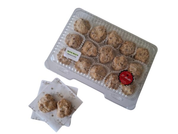 Caja polvoron nuez